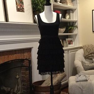 Very Cute Ruffled Lace Layered Dress